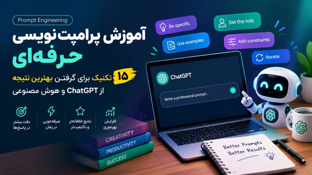 آموزش پرامپت نویسی حرفه ای برای هوش مصنوعی