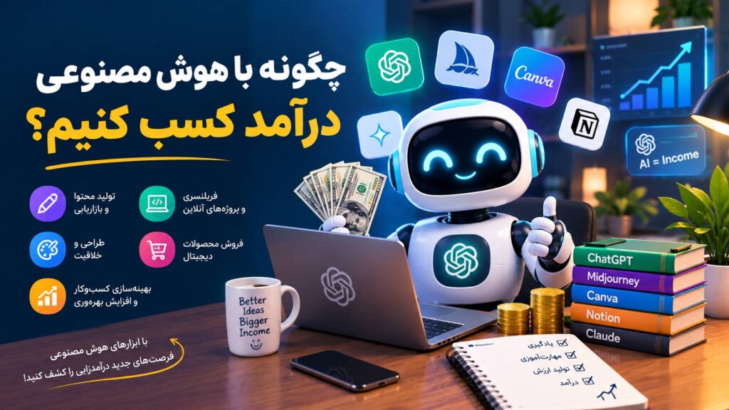 چگونه با هوش مصنوعی کسب درآمد کنیم؟