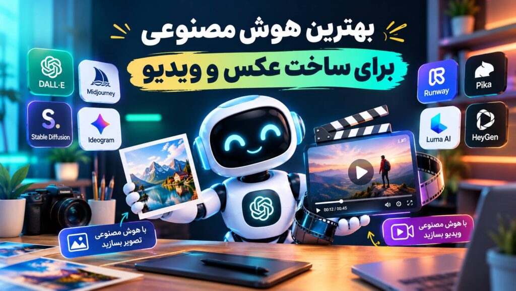 بهترین هوش مصنوعی برای ساخت عکس و ویدیو