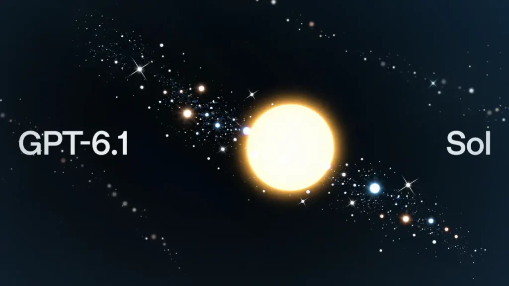 OpenAI مدل GPT-6.1 Sol را با هزینه‌ای کمتر از Astra عرضه کرد