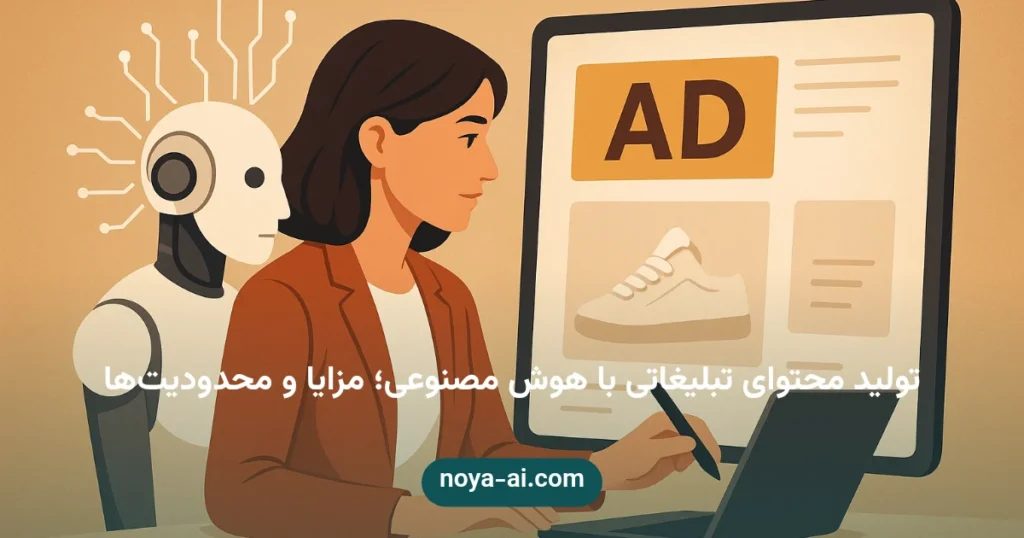 تولید محتوای تبلیغاتی با هوش مصنوعی؛ مزایا و محدودیت‌ها